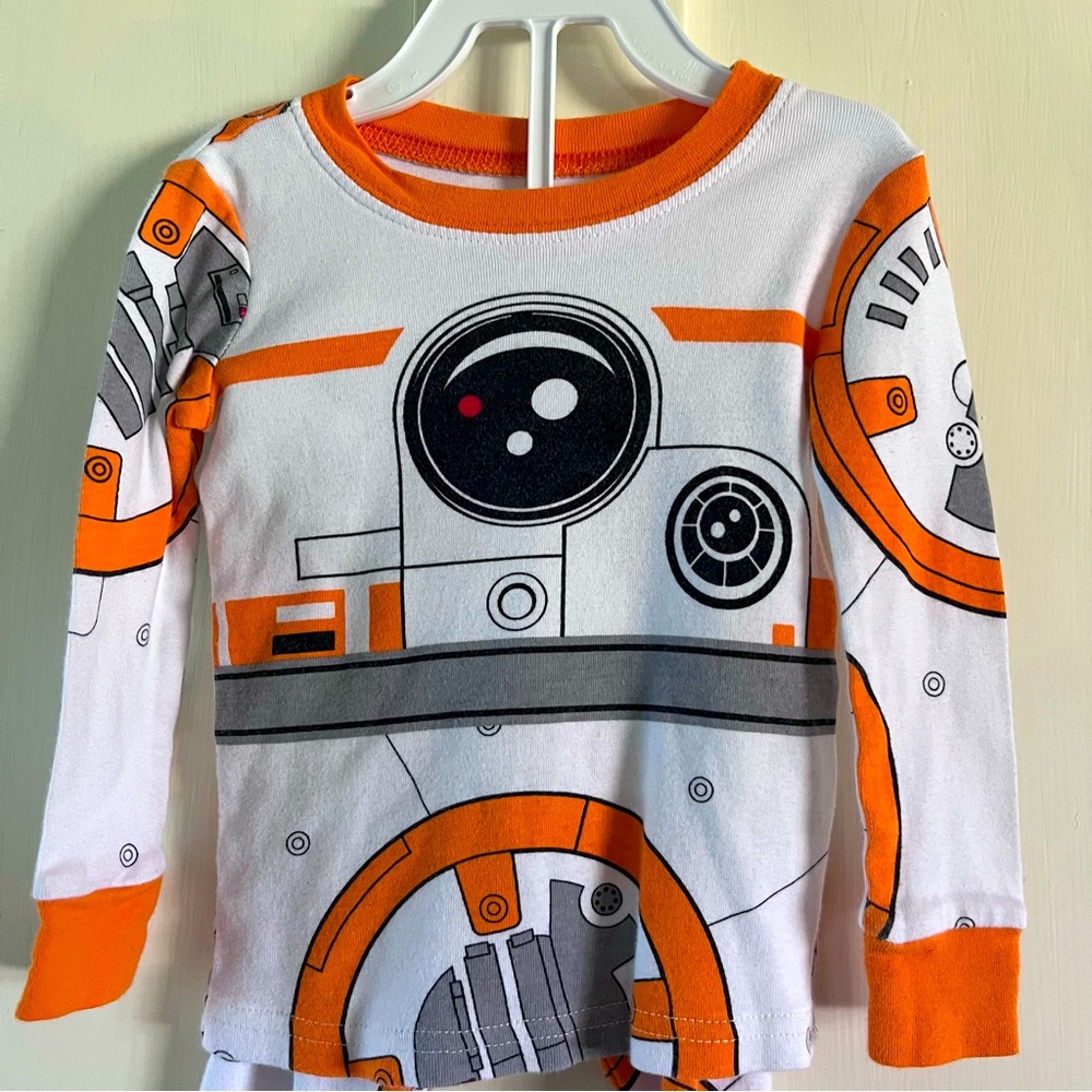 Disney Star Wars BB8 Pajama Set Sleepwear PJ Pals Size 2T Disney Parks
